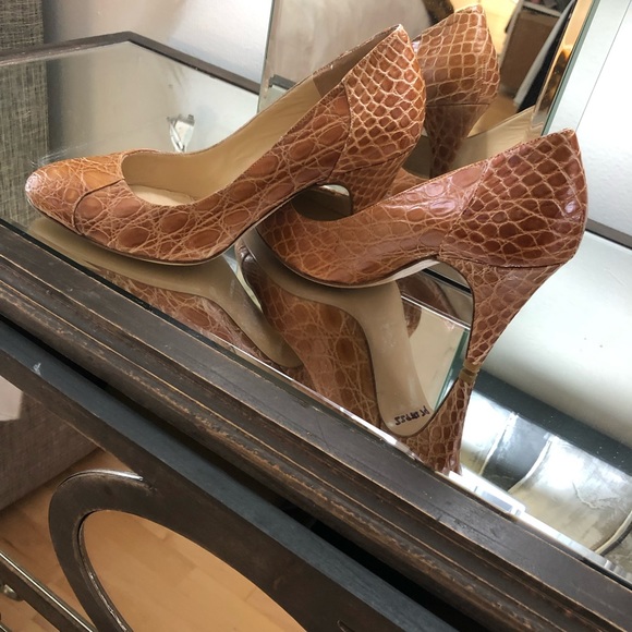 BRUNO MAGLI leather snake skin like shoe - Picture 2 of 4